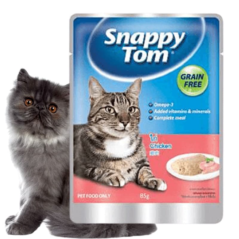Pate Snappy Tom cho mèo trưởng thành