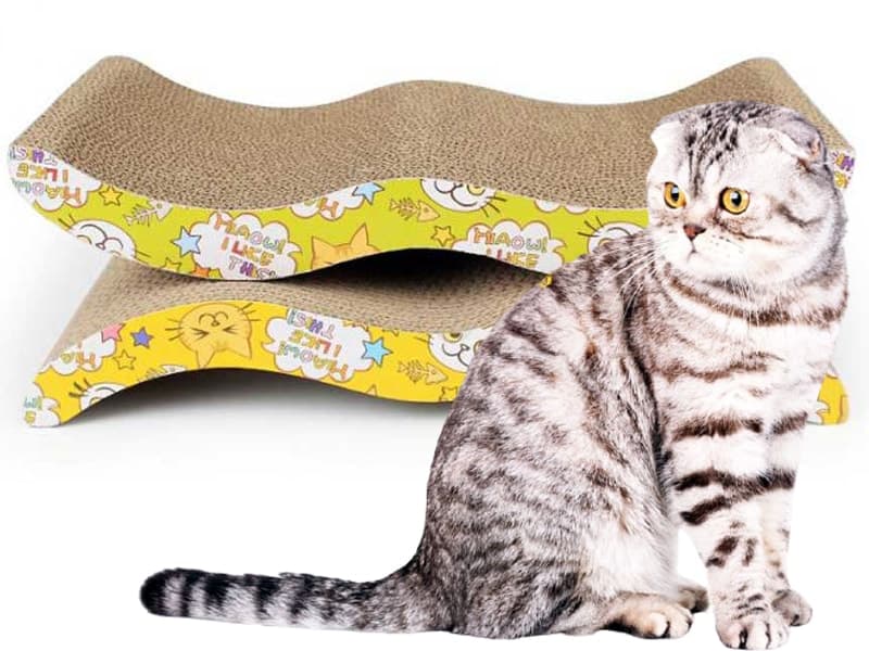 Bàn cào móng cho mèo bằng giấy ép
